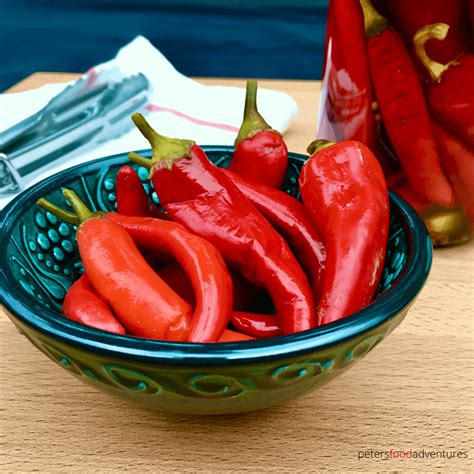 Quick Pickled Chillies Recipe Peters Food Adventures