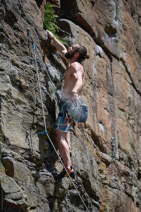 Rock Climbing Del Colaborador De Stocksy Jose Coello Stocksy