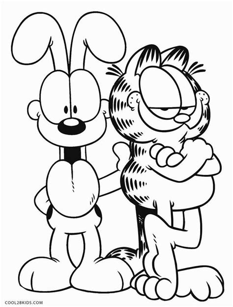 20+ thanksgiving coloring pages black and white. Garfield and Odie Coloring Pages | Cartoon coloring pages ...