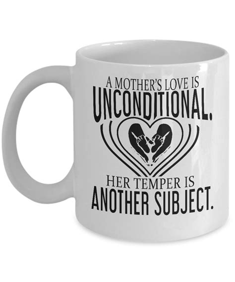 A Mothers Love Is Unconditional Mug 😊😍 Perfect T For Your Mom ️️