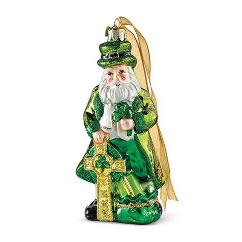 Irish Santa Christmas Ornament Gumps