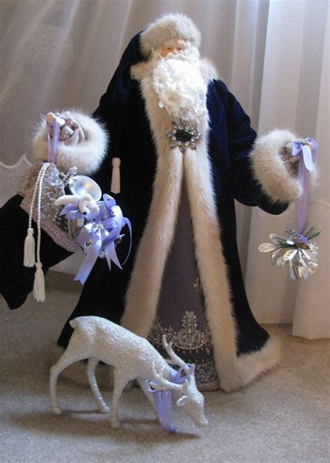 Father Christmas Doll Purple Santa With By Fatherchristmasjoy Purple