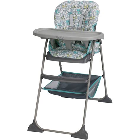 Made with a waterproof cushion, this high chair is designed with several easy access points and has. Graco Slim Snacker High Chair, Harvest - Walmart.com ...