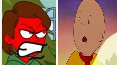 Caillou Gets Scared Of Boris The Teeth Guy By Ah Noniamkerd On Deviantart