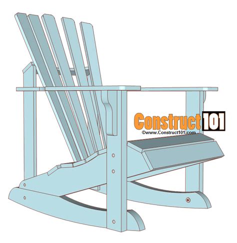 Plans For Rocking Adirondack Chair