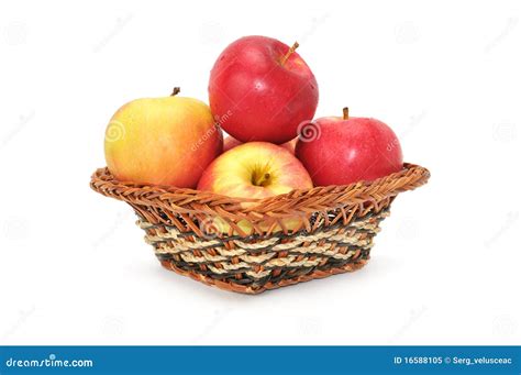 Apples In Basket Royalty Free Stock Photo Image 16588105