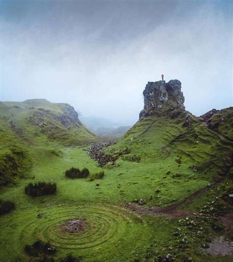 The Fairy Glen On Scotland S Isle Of Skye Is Known For Its Rolling
