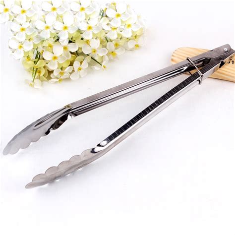 Barbecue Bbq Tongs Grill Accessories Mangal Churrasco Stainless Steel Food Tong Kitchen Buffet