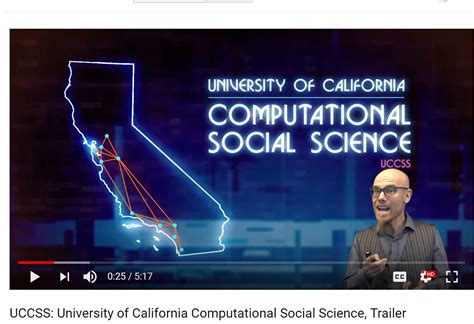 Example of computational social science: UC Computational Social Science