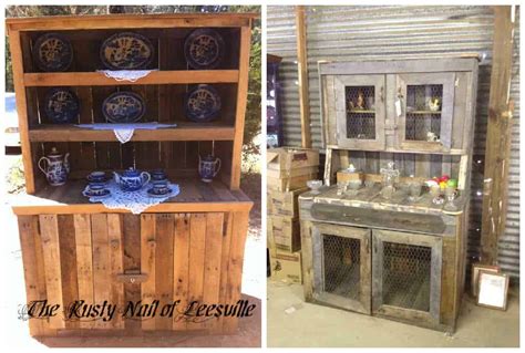 This Is A Few Of The Kitchen Pallet Hutches That My Husband Jerry L