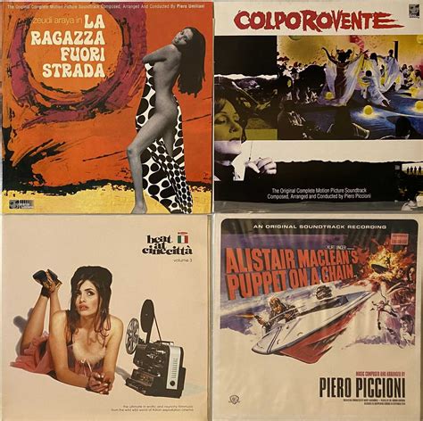 Lot 8 Italian Soundtrack Rarity Lps