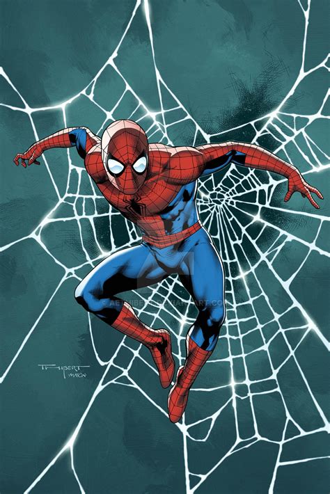 Spiderman With Web By Aethibert On Deviantart