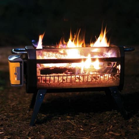 Biolite doesn't make its firepit smokeless with a weird chemical fuel or a gas flame. it's all real wood, real crackles, and real dancing the firepit absorbs the unburnt fuel that creates a wood fire's smoky castoffs. BioLite Portable Fire Pit | Fire pit, Portable fire pits ...