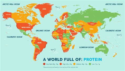 World Food Map Know Your Foods [infographic] Bit Rebels