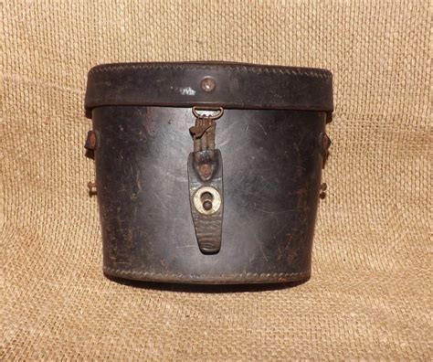 Ww2 German Army Leather Case Hensoldt Wetzlar For Dienstglas Binoculars
