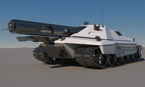 Sci Fi Future Tank Concept 3d Model Cgtrader