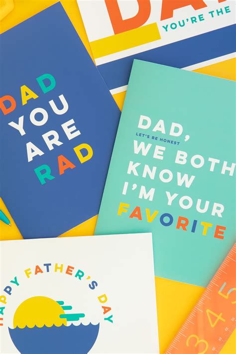 Make Your Dad Feel Special With Printable Fathers Day Cards Trendedecor