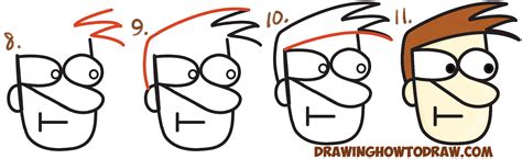 How To Draw A Cartoon Face With Alphabet Letters R S T And U Easy