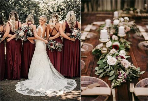 30 Greenery And Burgundy Wedding Color Ideas 2023