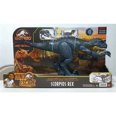 Jurassic World Scorpios Rex By Mattel Camp Cretaceous Slash N Battle Shopee Philippines