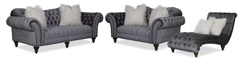 Brittney Sofa Loveseat And Chaise American Signature Furniture