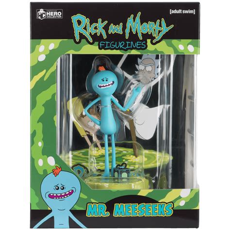 Mr Meeseeks Rick And Morty Figurine Hero Collector Figurine Free