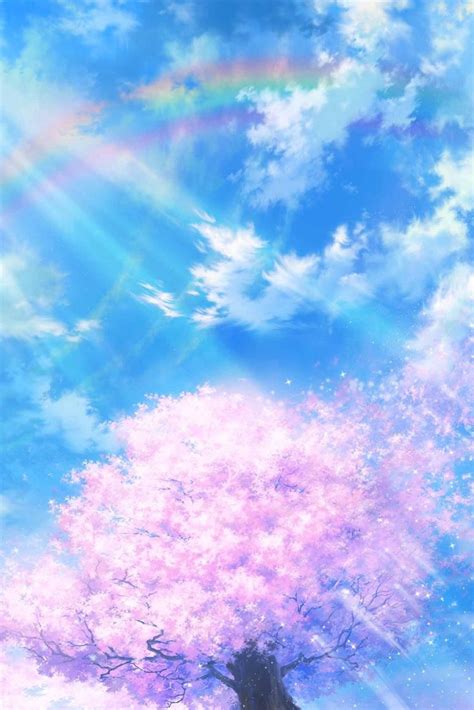 Anime Scenery Wish My Life Good Be So Colourful Like This