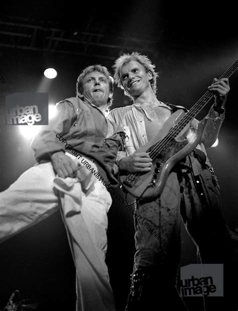 Andy And Sting 1983 The Police Band The Police Live Police