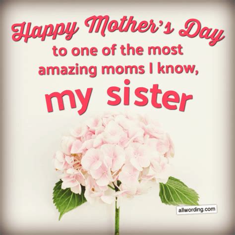 Happy Mothers Day Quotes For My Sister