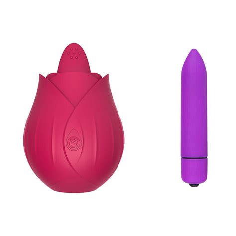 Clit Licking Tongue Dildo Vibrator G Spot Sucking Blossom Massager Sex Toy Women Ebay