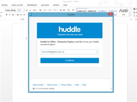 How Do I Log Into Huddle For Office Ideagen Huddle Help