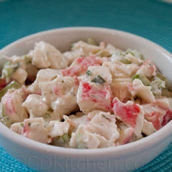 Enjoyable in the summer or all year round! Crab Salad (Seafood Salad) | Recipe in 2020 | Sea food salad recipes, Golden corral crab salad ...