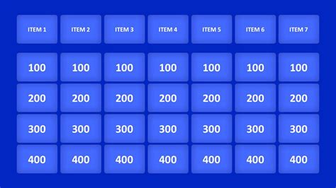 30 Jeopardy Template With Scorekeeper Example Document Template