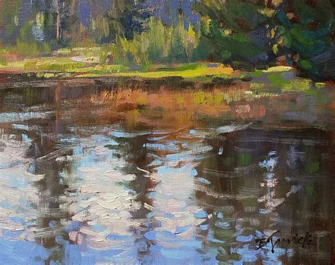 Reflective Water Painting The Poetic Landscape Painting The Poetic Landscape