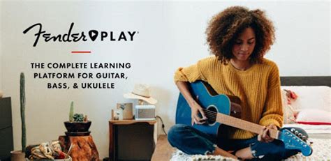 Online apps to help learn guitar. Guitar Lessons, Bass & Ukulele | Fender Play - Apps on ...