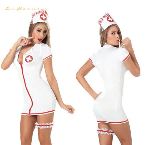 Sexy Doctor Nurse Uniform Ladies Sexy Lingerie Sets Sexy Four Piece