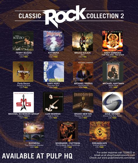 144 просмотра 4 дня назад. Classic Rock Collection now available at the PULP Shop ...