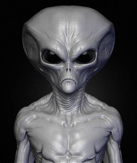 Realistic Alien 7 Sculpt 3d Model Cgtrader