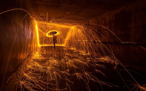 1125x2436 Resolution Steel Wool Photography Long Exposure Sparks Hd