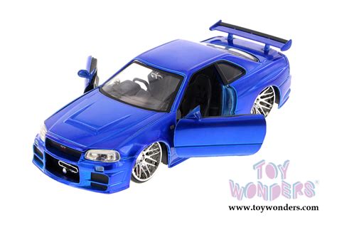 Jada Toys Fast And Furious Brians Nissan Skyline Gt R Hard Top 971734
