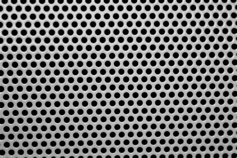 Gray Metal Mesh With Round Holes Texture Picture Free