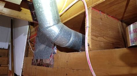 How To Easily Fix Hvac Duct Leaks In Basement Youtube