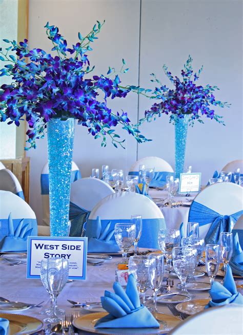 Turquoise Blue And Purple Perfect Together Blue Wedding Decorations