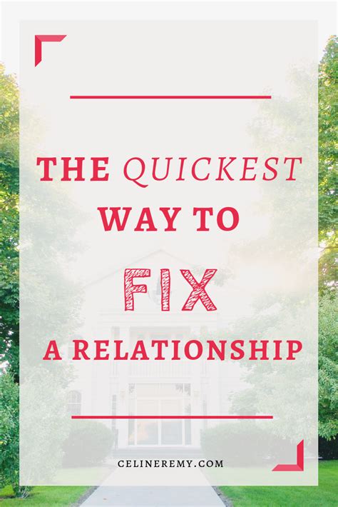 The Quickest Way To Fix A Relationship Relationship Relationship Expectations Relationship Tips