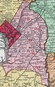 Prince George’s County, Maryland, Map, 1911, Rand McNally, Upper ...