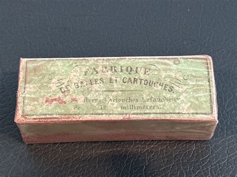 Full 12mm Box By Charles Fusnot 12mm Pinfire Cartridge Boxes