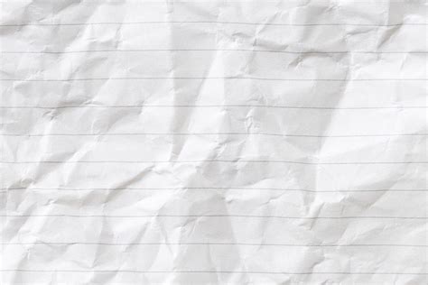 Crumpled Lined Paper Texture Background Free Image By
