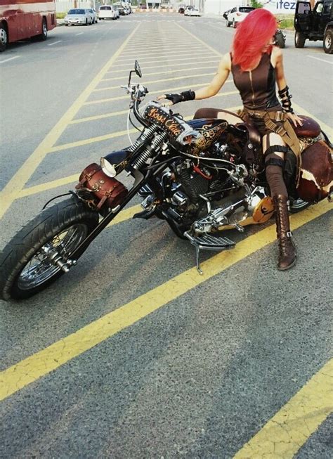 T Ara S Hyomin Sexy Femme Fatale On A Motorcycle Kpopstarz