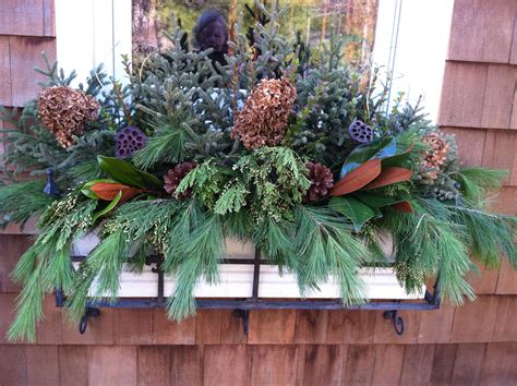 Pin By Evelyn Graf On Home For The Holidays Fall Window Boxes Window
