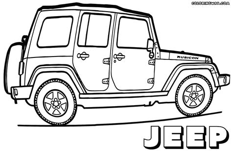 Choose from 2 versions of this bus scene colouring page, depending on which is more appropriate in your country. Jeep coloring pages | Coloring pages to download and print